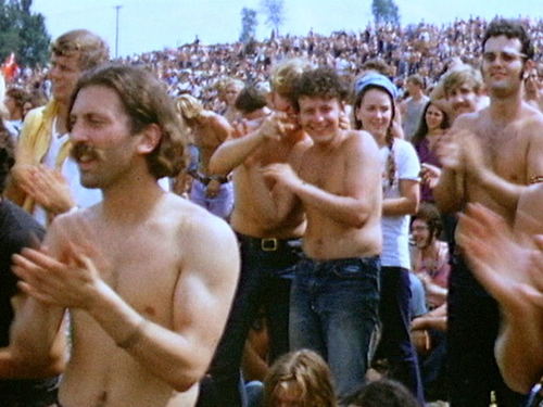 Woodstock festival-goers